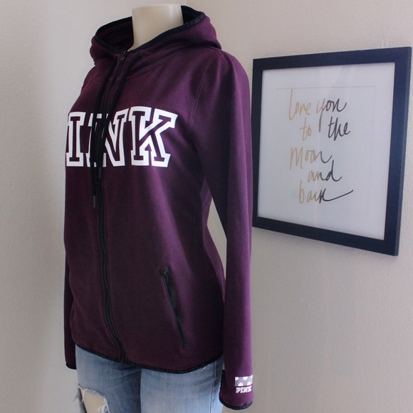 PINK Victoria's Secret Sweaters - Victoria secret pink hoodie full zip sweater⭐️